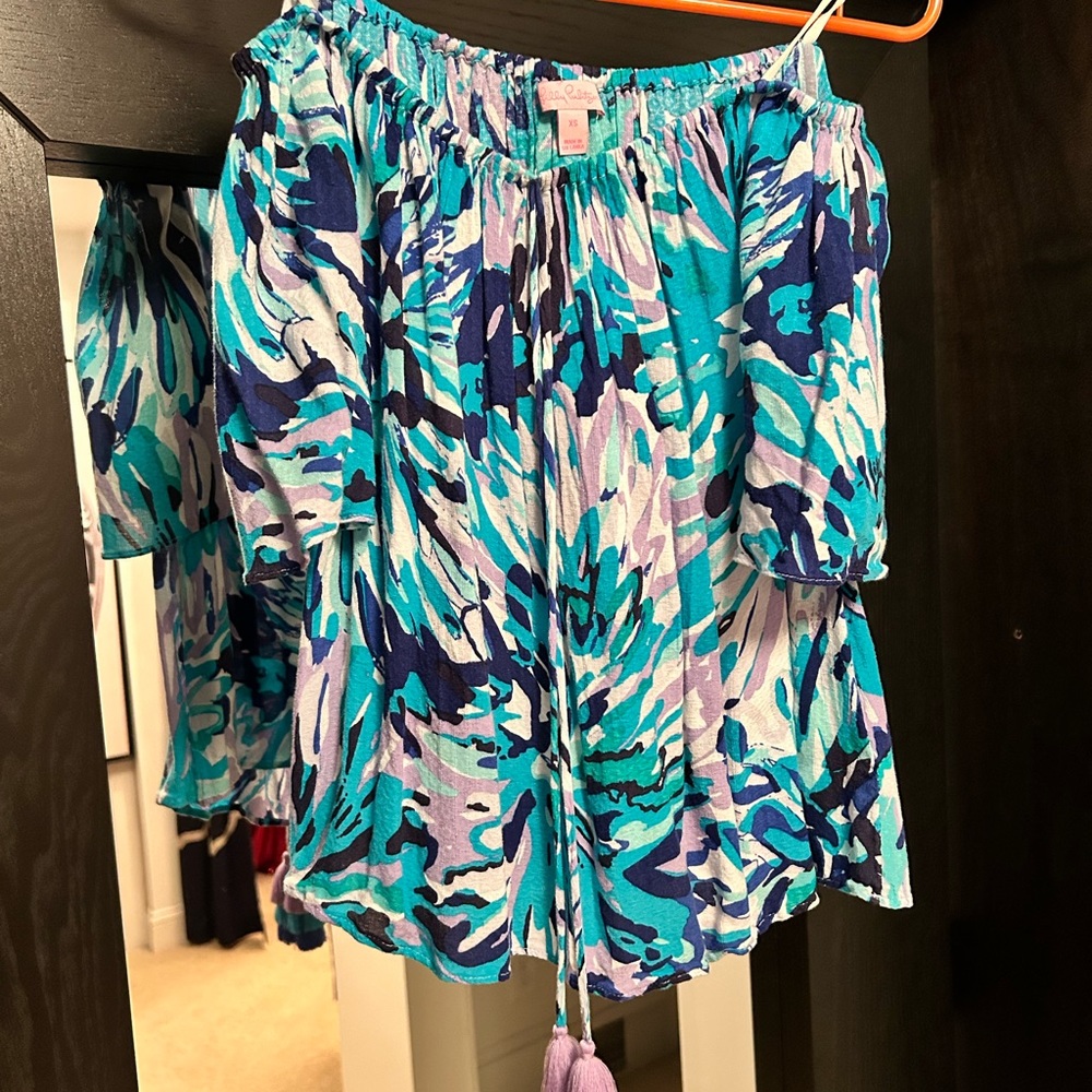 Lilly Pulitzer off the shoulder too